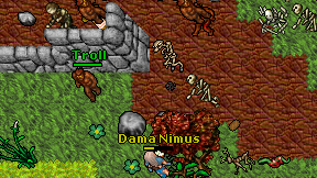 Dama Nimus on screen