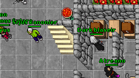 Dark blaseir on screen