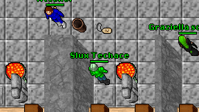 Slux Techace on screen