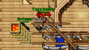 Puffig on screen