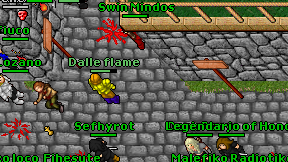 Dalle flame on screen