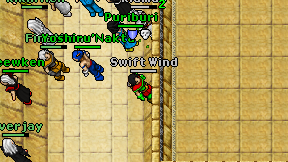 Swift Wind on screen