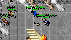 Menor Healer on screen