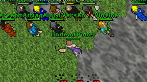 Undead Pober on screen