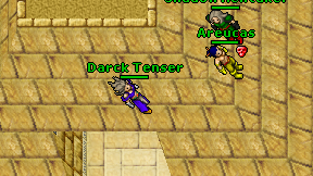 Darck Tenser on screen
