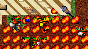 Bowstrike on screen
