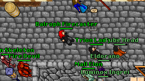 Balroph Firecaster on screen