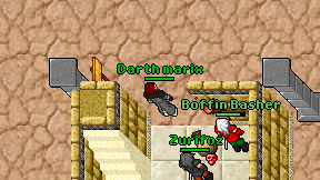 Darth marix on screen