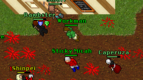 Workman on screen