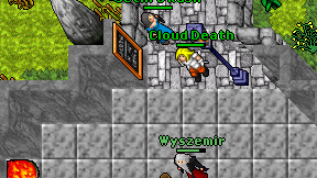 Cloud Death on screen