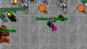 Caous of julerar on screen