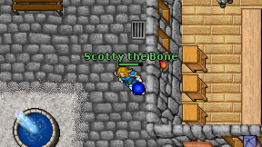 Scotty the Bone on screen