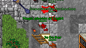 Magic phenix of Light on screen