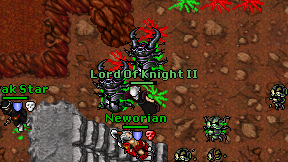 Lord Of Knight II on screen