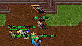 Notajina on screen