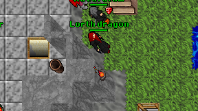 Lorth dragon on screen