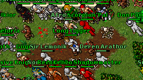 Long tigger on screen