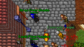 Draz Evershade on screen