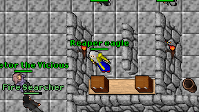 Reaper eagle on screen
