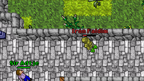Iron Faldim on screen