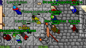 Flame malokero on screen