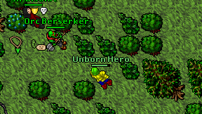 Unborn Hero on screen