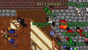 Arc Courage on screen