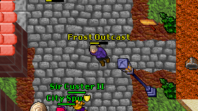 Frost Outcast on screen