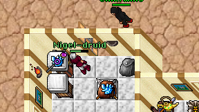 Nigel-druid on screen