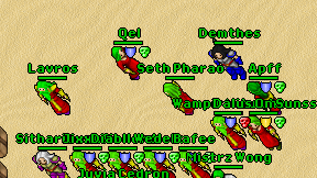Seth Pharao on screen