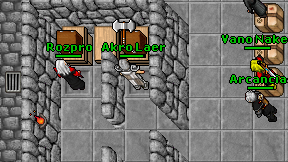 Arcancias on screen