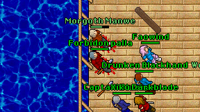 Forbidon palla on screen