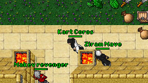 Kart Coros on screen