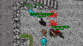 Spell Maggot on screen
