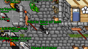 Mistic Girs of hell on screen