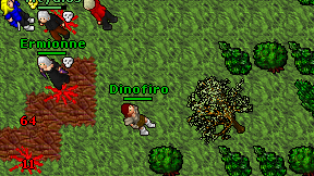 Dinofiro on screen