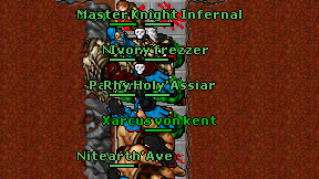 Master Knight Infernal on screen