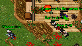 Zarty druid on screen
