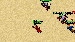 Edero on screen