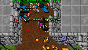 Zeus of Infierno on screen