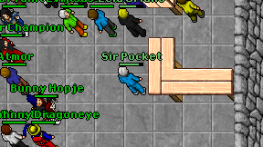 Sir Pocket on screen