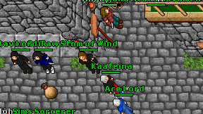 Stom of Wind on screen