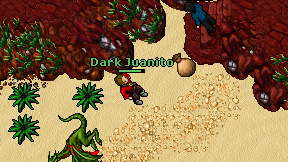 Dark Juanito on screen