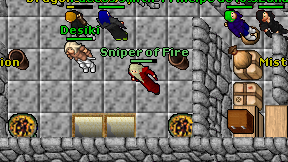 Sniper of Fire on screen