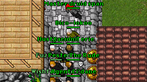 Master druid span on screen