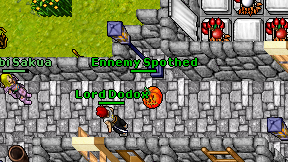 Ennemy Spothed on screen
