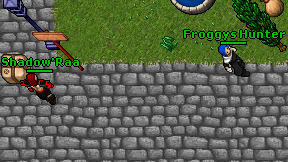 Froggys Hunter on screen