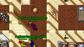 Pelias Finghtwo on screen
