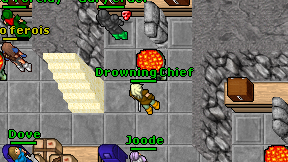 Drowning Chief on screen