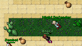 Might Defender on screen